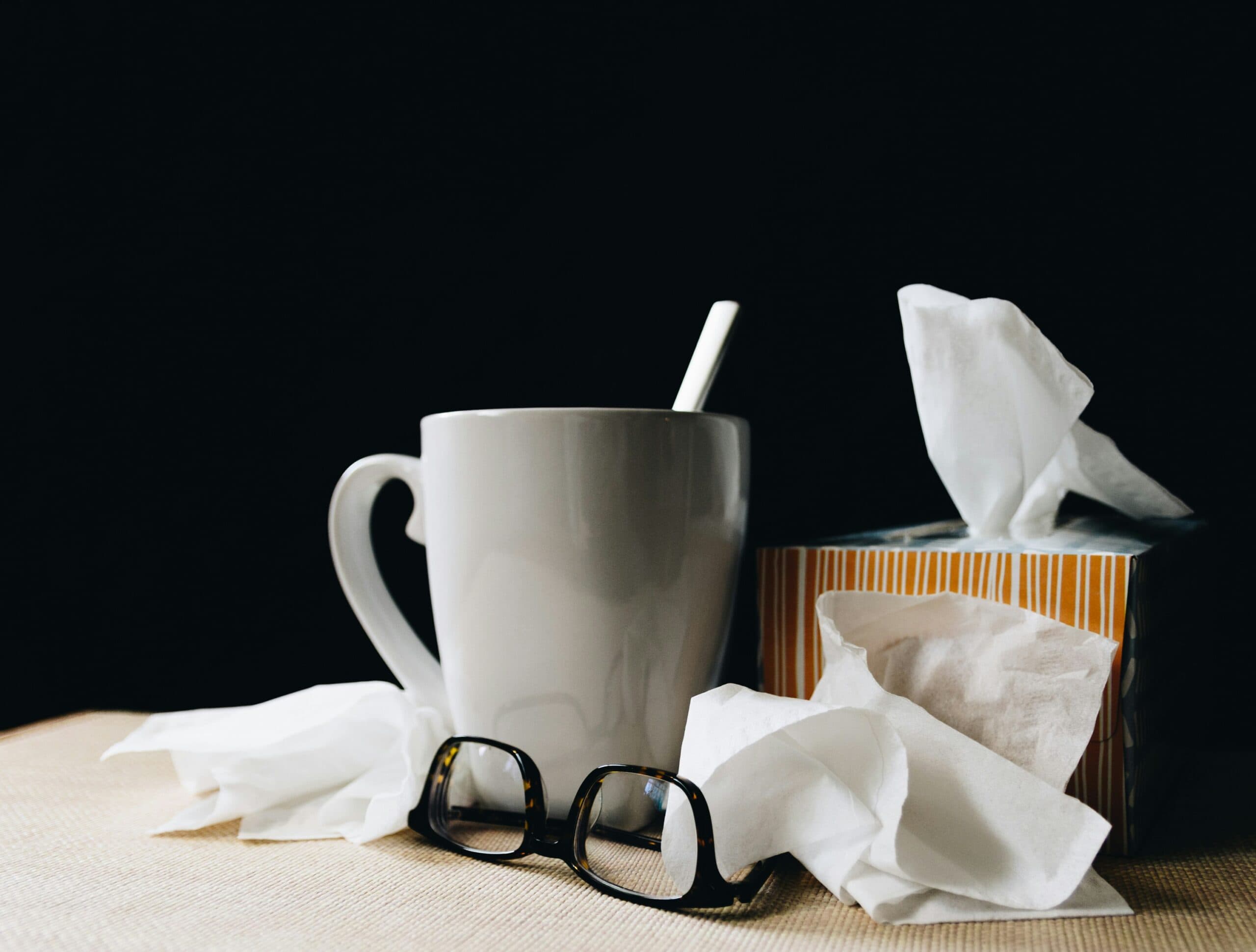 sick with the flu during flu season