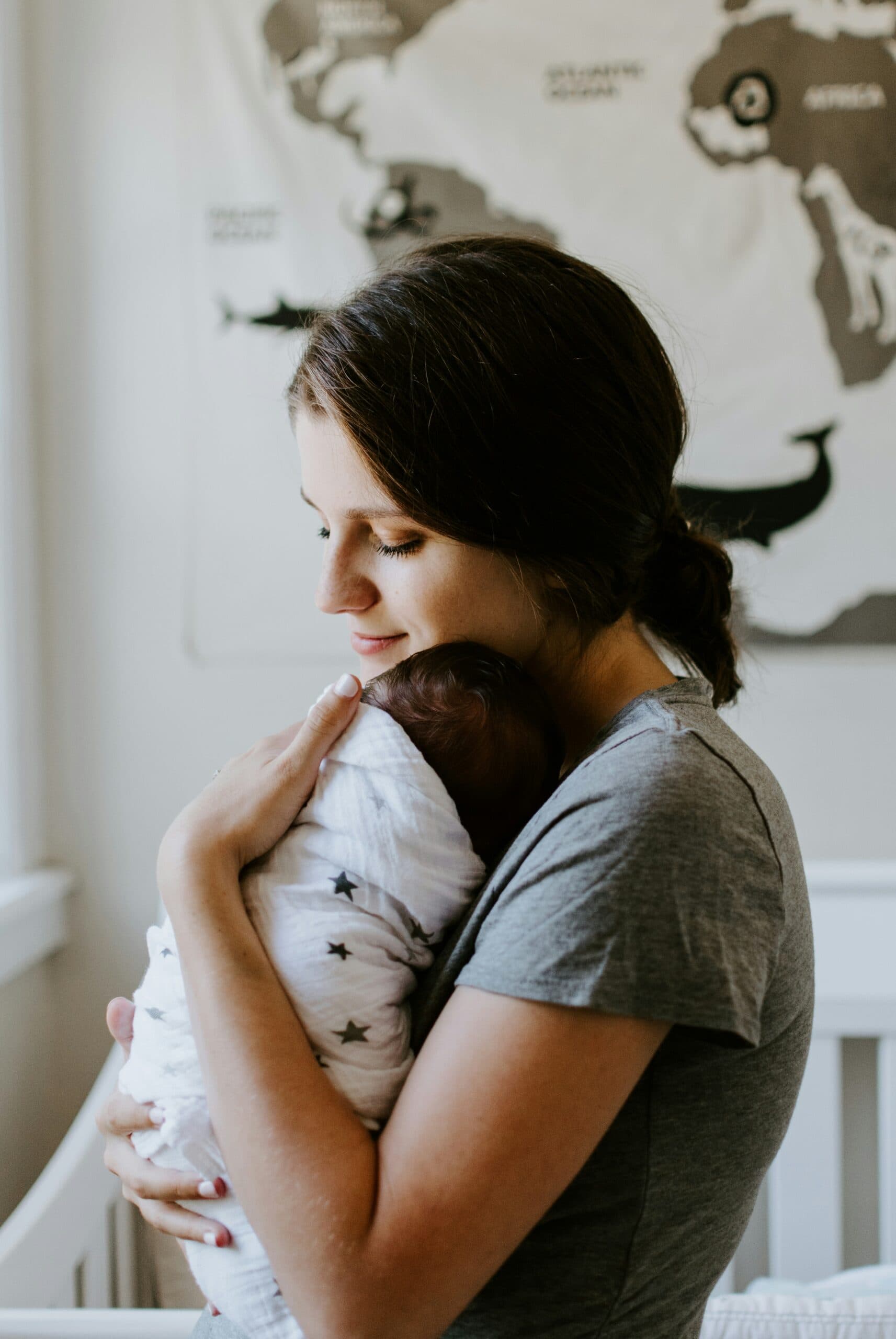 mother with newborn child