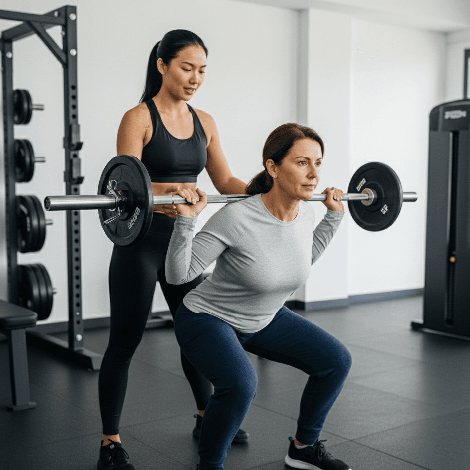 Agatha's strength training transformation with Personal Trainer Serene Yeo